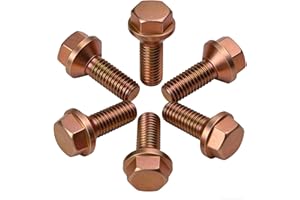 SeDeplacer 6Pcs 6035836 Crossmember Skid Plate Bolts Compatible with Jeep Wrangler YJ 1987-1995,Jeep Wrangler TJ 1997-2002,Bo