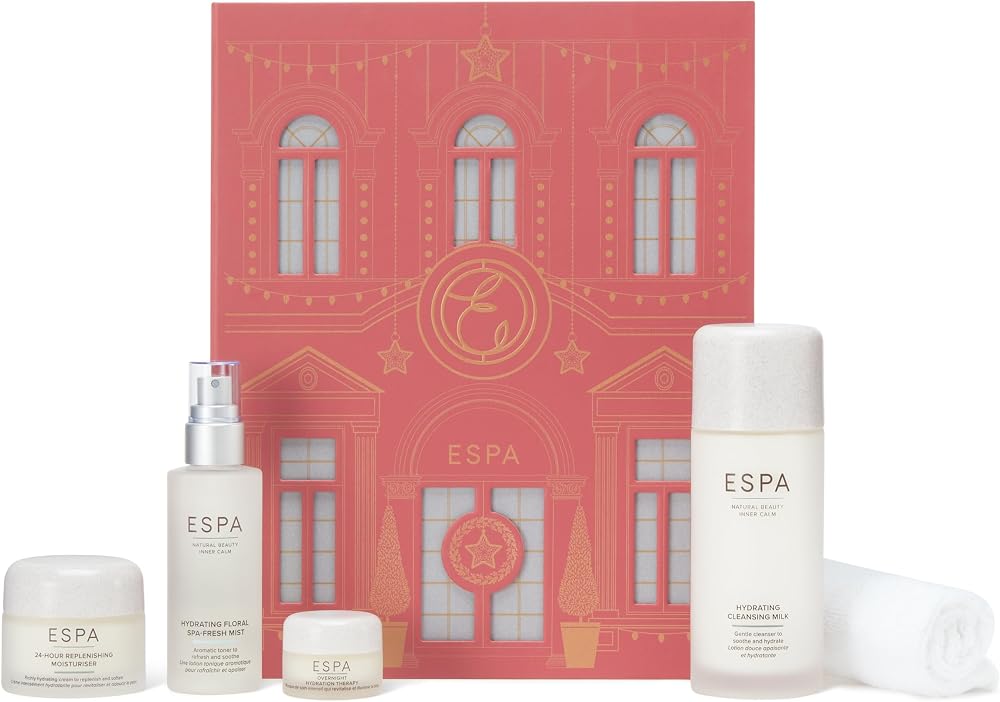 ESPA Harmonising Hydration Collection Gift Set 114 Worth - Full Size Cleanser &