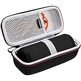 LTGEM Hard Carrying Case for JBL Flip 4/3/ Grip Portable Bluetooth Speaker, with Mesh Pocket Fits USB Cable and Accessories, for Travel, Storage and More