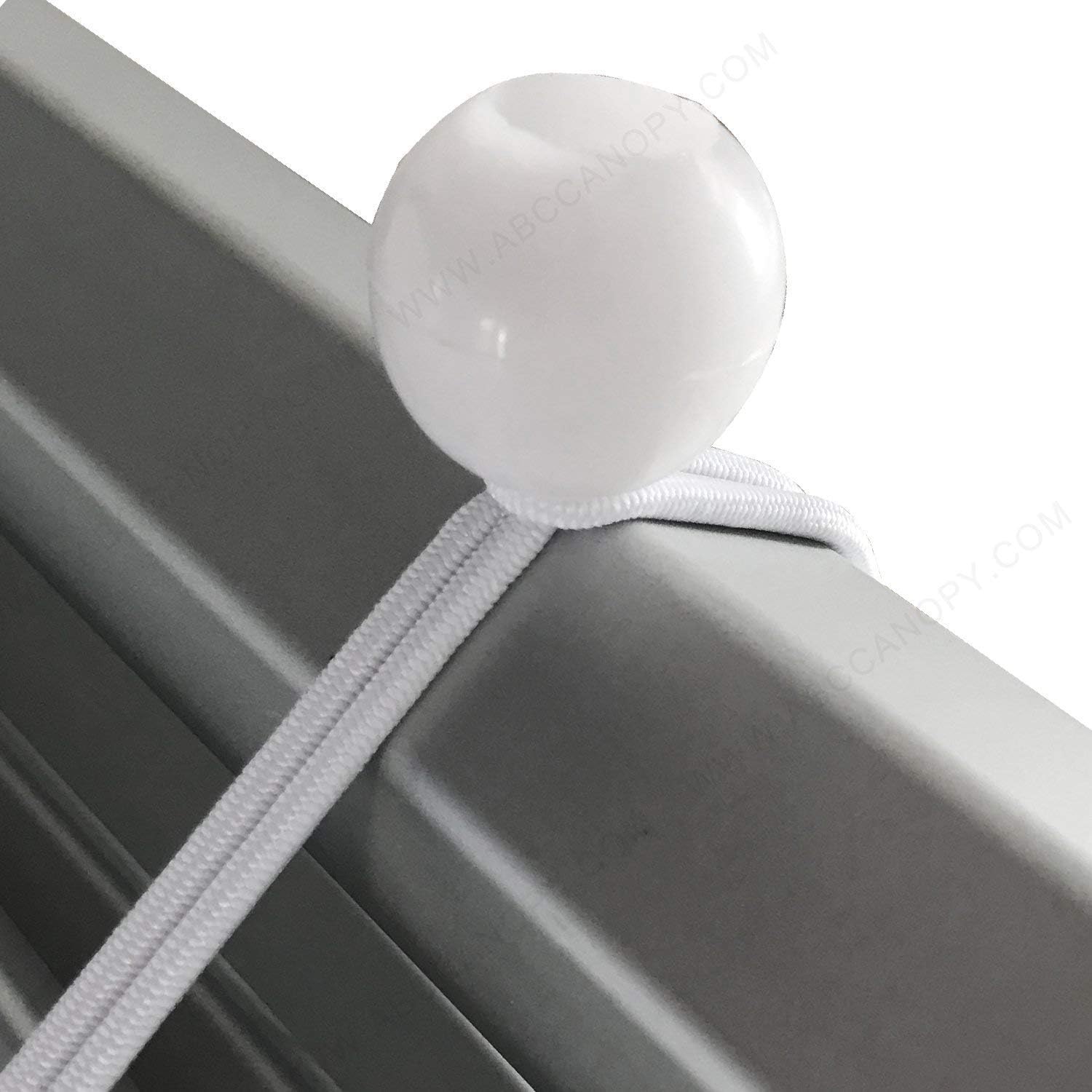 ABCCANOPY Heavy Duty Ball Bungee Canopy Tarp Tie Down Cord Elastic String Ball Bungee tarp Ball Ties (3# Black&White 25pcs) - - 