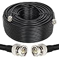 XRDS -RF 150FT SDI Cable, BNC Male Digital Video Cable 75 Ohm RG59 BNC Cables Supports HD-SDI/3G/6G-SDI/4K/8K