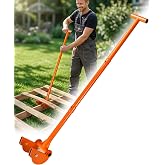 AugFir Non-Damaging Wooden Pallet Buster, Heavy Duty Deck Board Removal Tool with Articulating Pivot-action Head Design, for Deck, Pallet, Wood Board Removal Without Lower Back &amp; Knee Pain (48 inches)