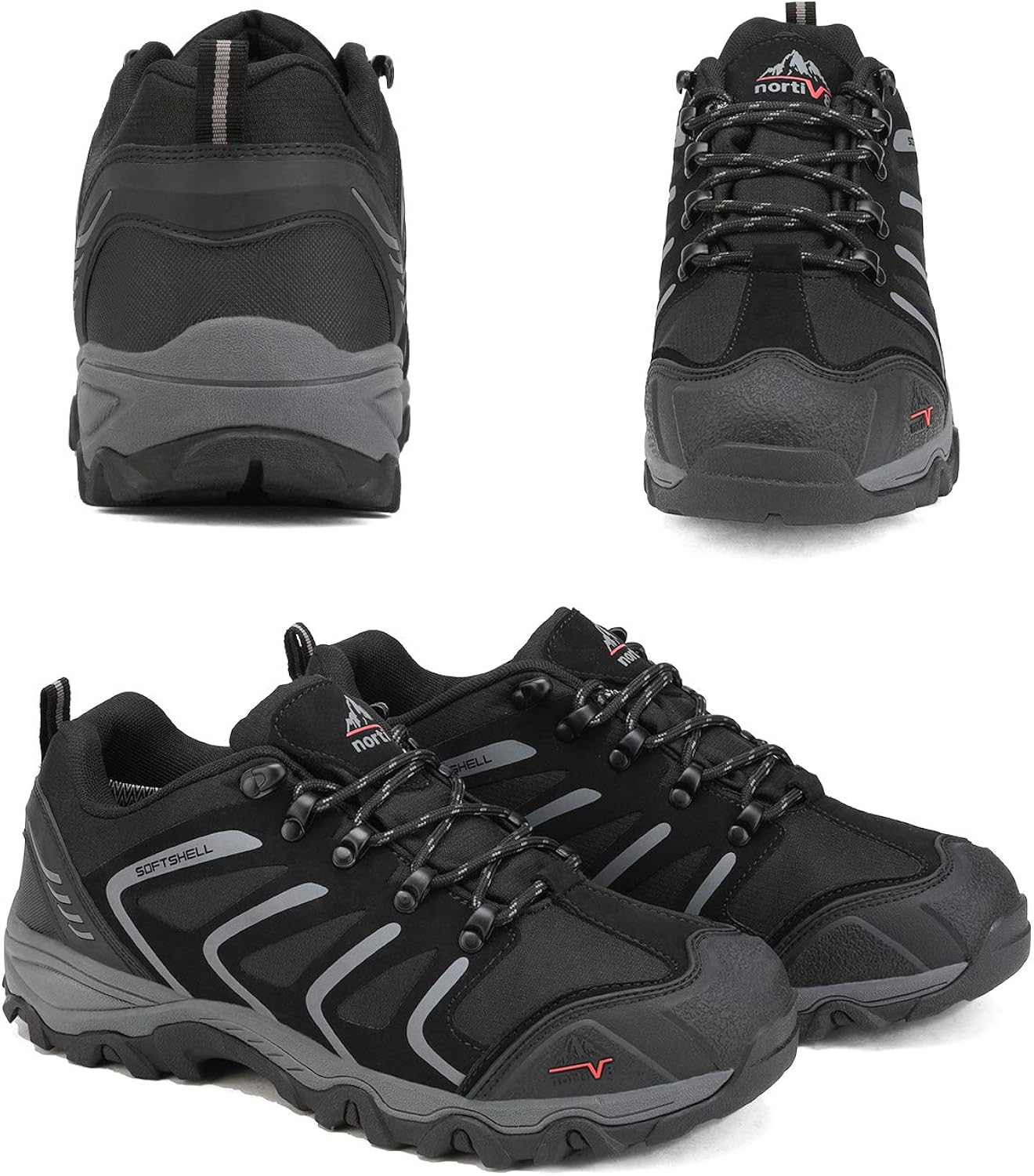  | NORTIV 8 Men's Low Top Waterproof Hiking Shoes Outdoor Lightweight Trekking Trails | Hiking Shoes