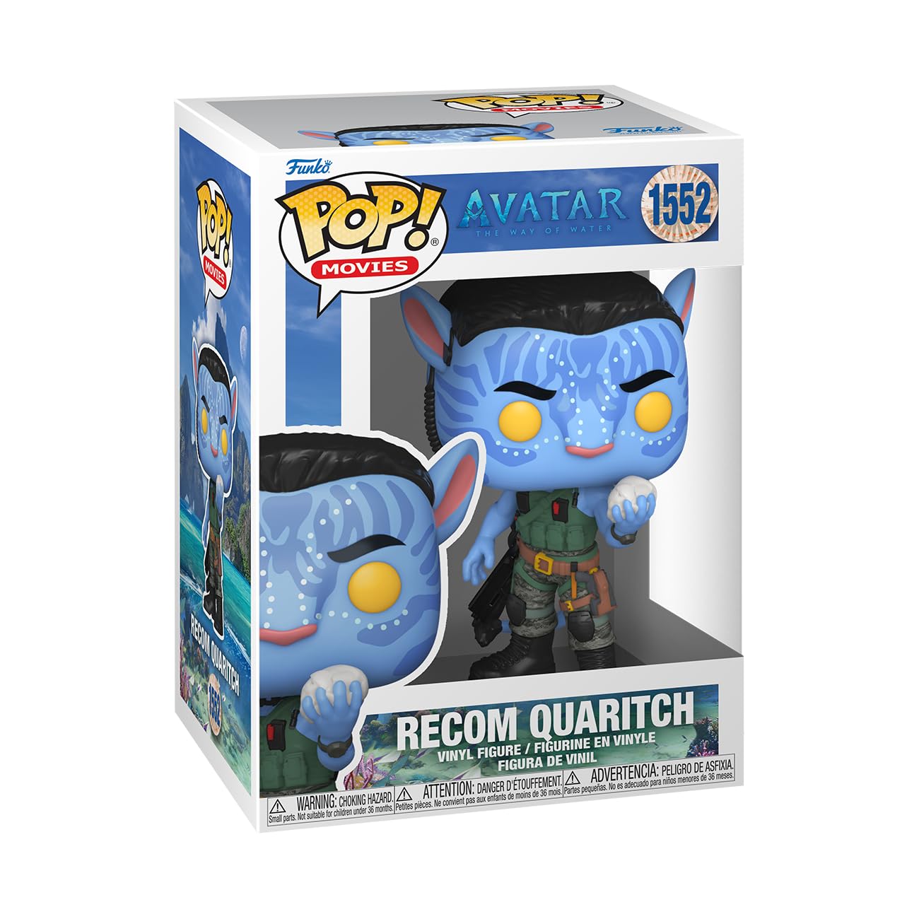Funko POP! Movies: Avatar: the Way Of Water - Recom Quaritch - Collectable Vinyl Figure - Gift Idea - Official Merchandise - Toys for Kids & Adults - Movies Fans - Model Figure for Collectors