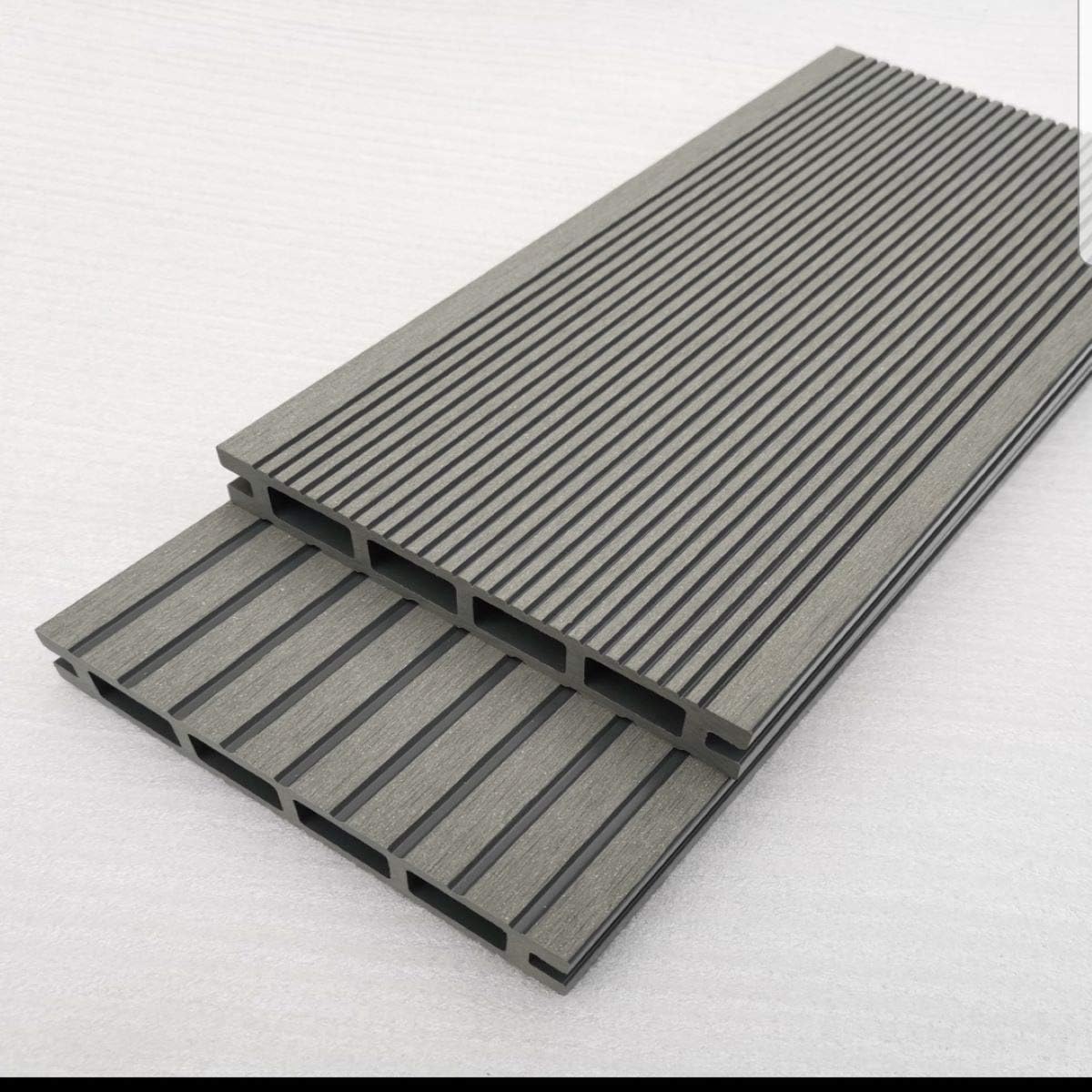 Grey Composite Decking Board 3.6m 150mm 25mm Anti Slip Reversible