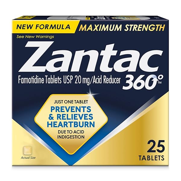 ZANTAC 360 TABLETS – 20MG, 25 COUNT
