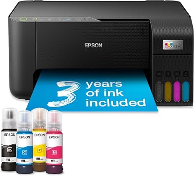 Epson EcoTank ET-2860 Printer Wireless A4 Print Copy Scan Ink Included