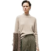 Women’s Mockneck Sweater, Lightweight Classic Pullover Knit Top for All-Season Comfort