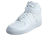 Nike Mens Air Force 1 High '07, White/White, 16