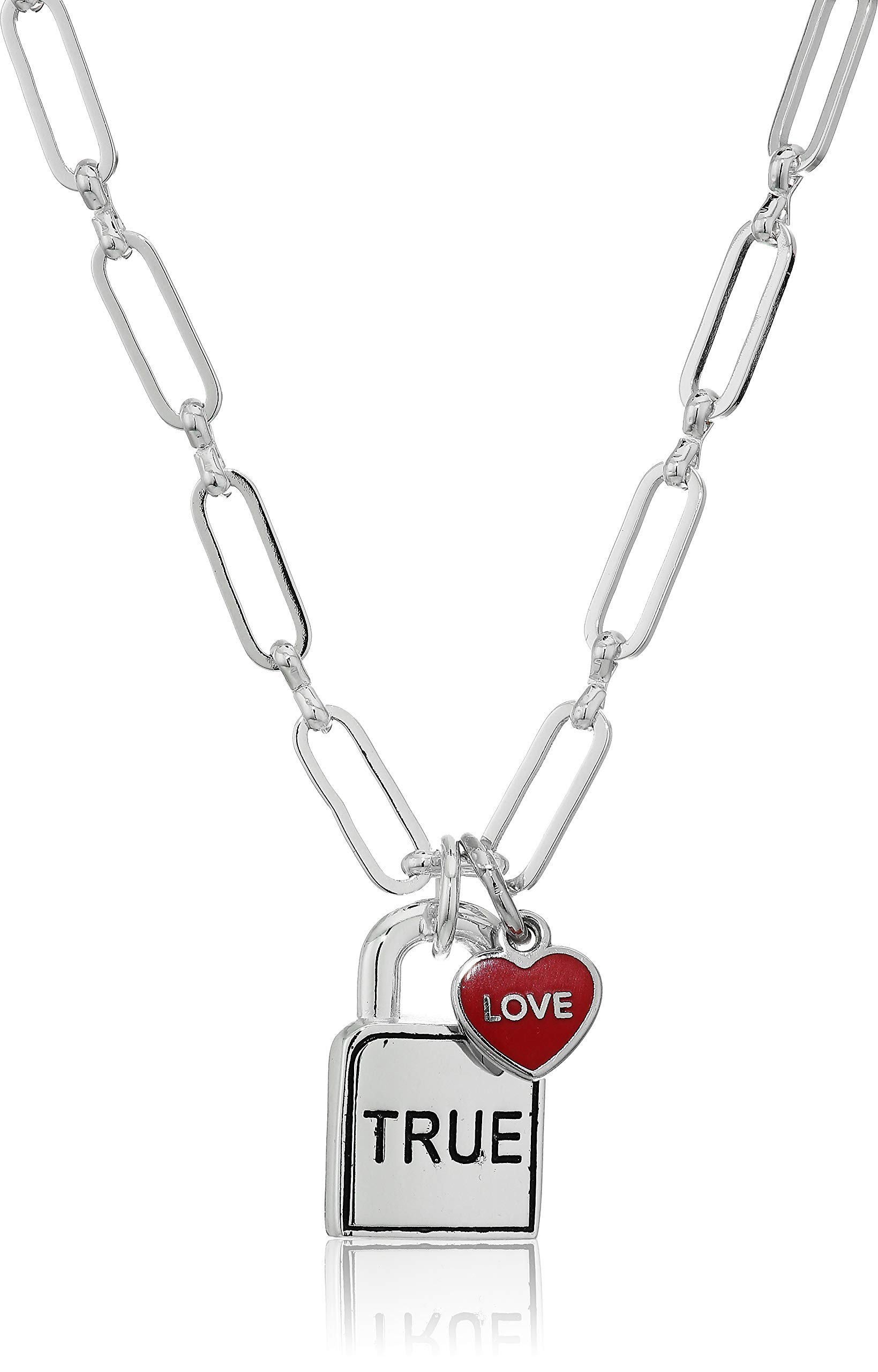 Collar con dije de corazón y candado True Love de Alex y Ani