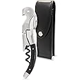 Pulltex Pulltaps Cordoba Horn Handle Hand Made Corkscrew with Leather Case Set