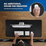 DesireTech Reversible Desk Mat Medium 40x80cm Dual-Sided Waterproof Faux view 8
