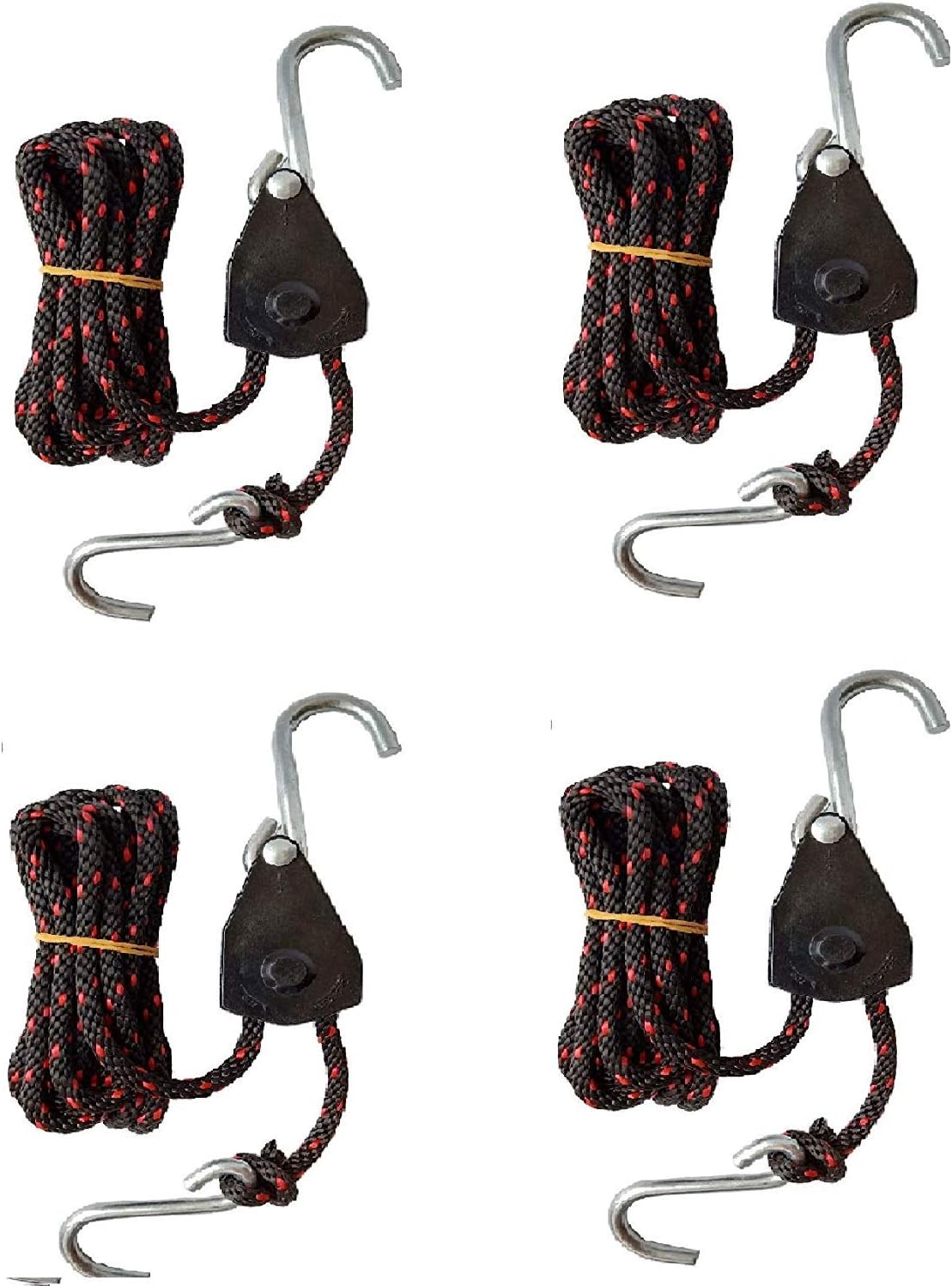 LE KAPMOZ Kayak Tie Down Straps Canoe Bow and Stern Heavy Duty Cargo