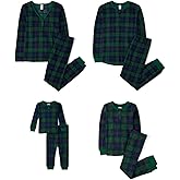 The Children's Place Family Matching, Plaid Waffle 2 Piece Pajama Sets