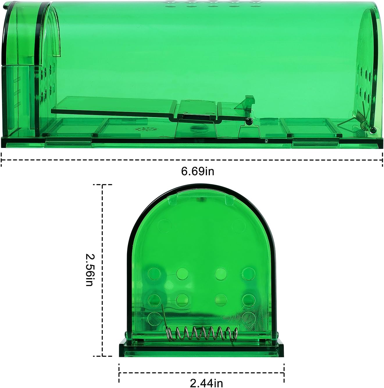 Authenzo Humane Mouse Trap Smart No Kill Mouse Trap Catch and Release, Safe for People and Pet-2 Pack : Garden & Outdoor