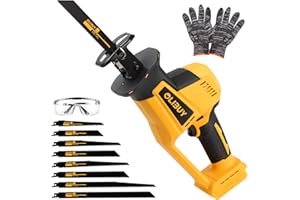 OLIBUY Reciprocating Saw for Dewalt 20V Battery,Cordless Sawzall with 8 Blades,0-3000SPM Variable Speed, Cordless Reciprocating Saws for Wood/Metal/PVC Cutting(Battery Not Included)