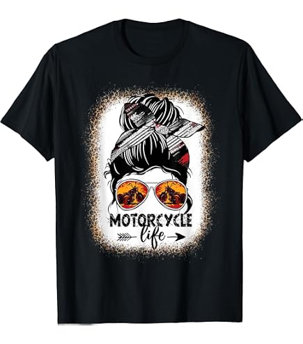 Amazon.com: A Women Who Loves Motorcycle - Biker Girl T-Shirt