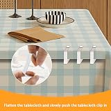 Moseem Table Cloth Clips 12 Pack Stainless Steel Table Clip Car Clips view 5