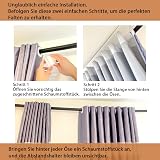 LICQIC Eyelet Curtain Spacers 16 Pcs 4.8 cm Length Foam Spacers Up to 35 mm view 5