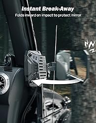 JOYTUTUS Wrangler Mirrors Doors Off Compatible with