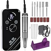 SG705 Mobile Drill Professional Acrylic Nail Tools Set - Complete Kit for Nail Art, Sculpting, and DIY Manicure High-Quality Nail Brushes, Files, Tips, and Accessories - Ideal for Salon or Home Use