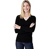 Style Republic 100% Pure Cashmere V-Neck Women's Sweater