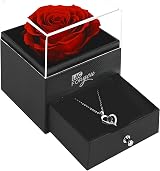 LAC Eternal Rose with I Love You Necklace - Gift for Her, Mum, Anniversary view 1
