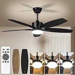 Hisummer 42 Inch Farmhouse Ceiling Fan with