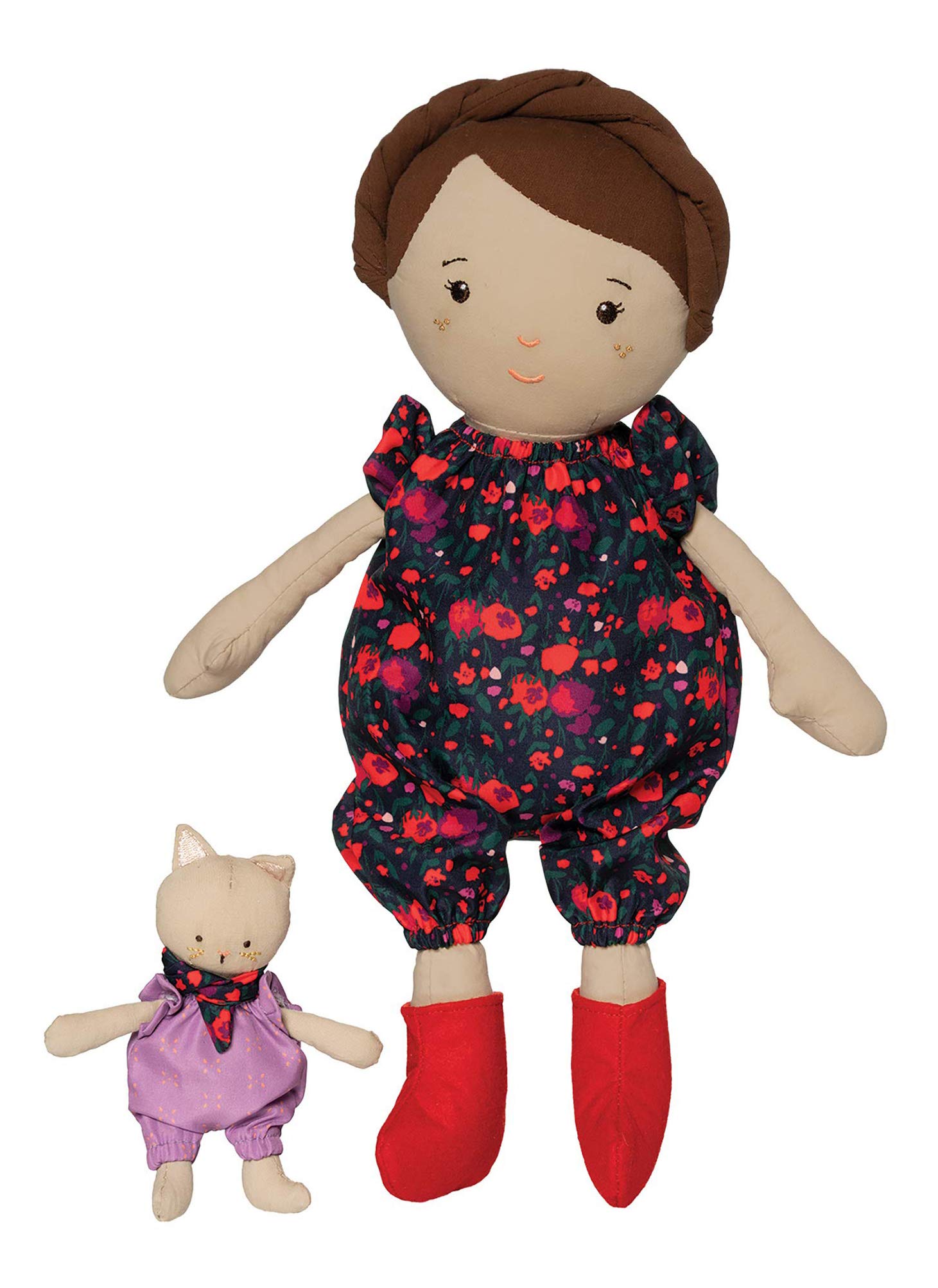 Manhattan Toy Playdate Friends Freddie Machine Washable and Dryer Safe 35.56cm Doll with Companion Stuffed Animal
