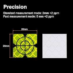 HARFINGTON 80pcs Survey Reflector Sheets 20x20mm