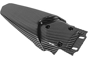 Talaria Sting X3 MX4 Rear Mudguard -Duty ABS Guard for Bike, Carbon Fiber Design, Winter &, Easy Install Mud Guard Replacemen