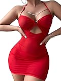 PITINAN Sexy Lingerie for Women Rave Outfits Mesh