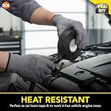 SOL 2 Pack 20m Black Cloth Tape Wiring Loom Harness Binding Felt for Cars view 6