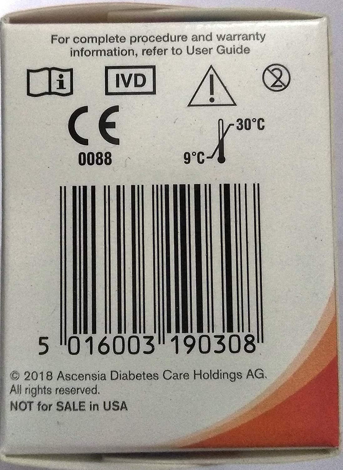 Ascencia Contour TS Diabetic Blood Glucose Test Strips 50x2=100 - Image 4