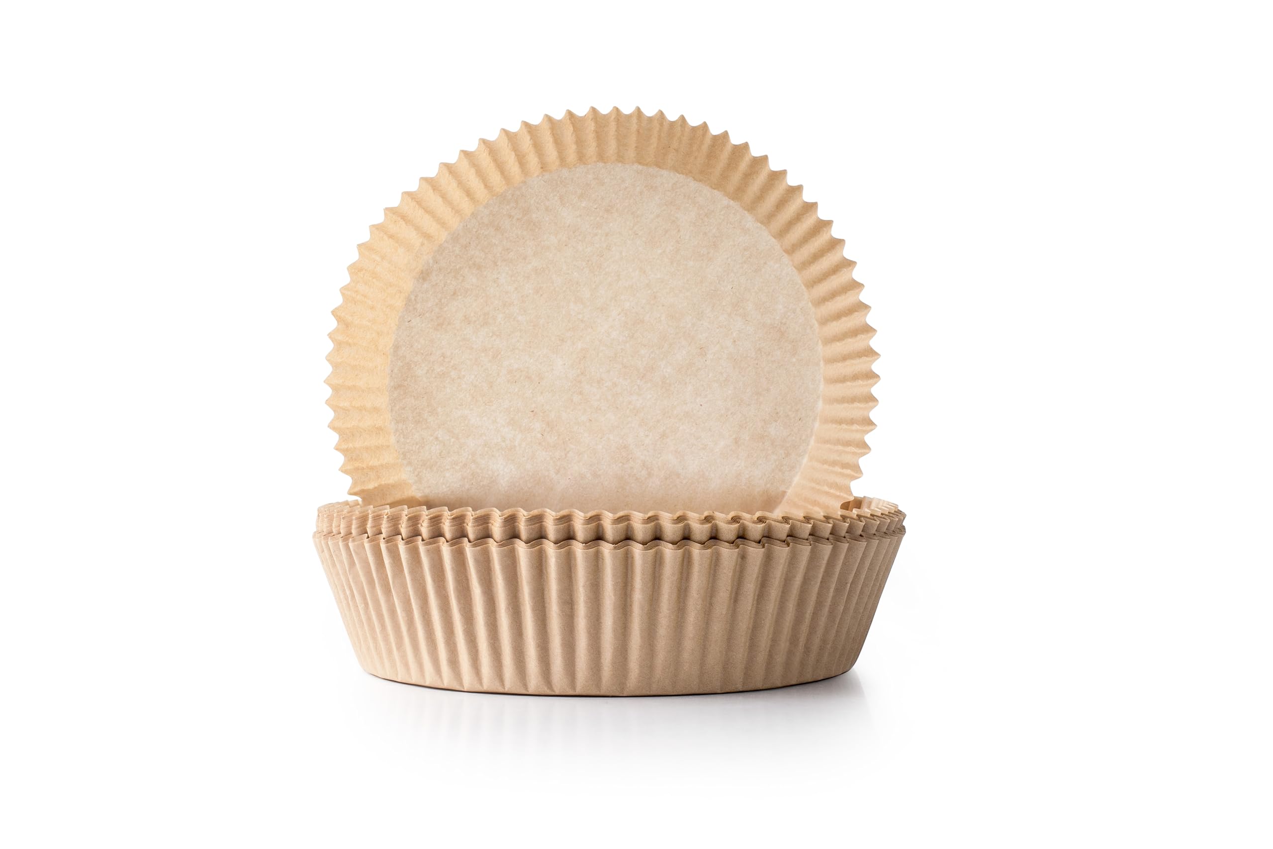 FERRETERÍAS DEL PRINCIPADO DISPOSABLE TRAYS for AIR FRYER Wood Pulp 688516 Round 16CM 50U