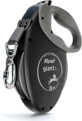 Flexi Giant Plus 8m Retractable Dog Lead 25kg Neon Strap Germany Made