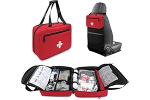 NENYX First Aid Bag Empty, Compact and Portable Medical Supplies Organizer with Multiple Compartments, Emergency Trauma Bag f