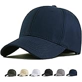 MUNULA Oversize Baseball Cap XXL Big Head Hats for Men Large Head Hats Dad Hat Adjustable 23.6"-26.8"