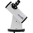Zoomion Cassini 76/300 Dobson Telescope Complete Set for Young People & Beginners - Astronomical Reflector Telescope with Powerful Optics and Accessories