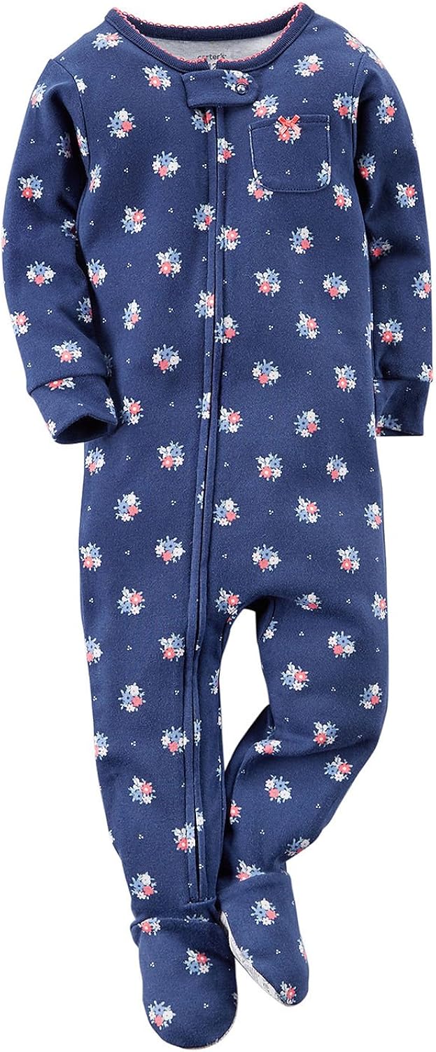 Carter's Baby Girls' 1Piece Snug Fit Cotton Sleeper