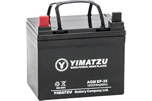Yimatzu U1 12V AGM Lawn Tractor & Mower Battery - 320 CCA Maintenance-Free Starting Battery