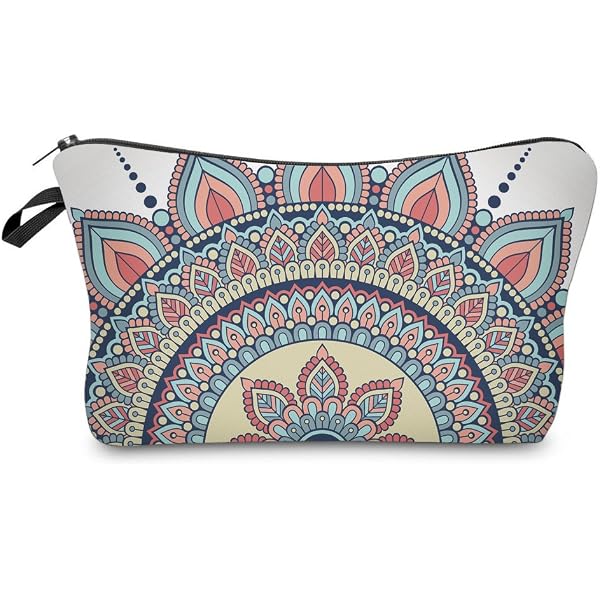 Make Up Bag „Better To Arrive Late Than Ugly“ – Kosmetiktasche, 22x16 Cm, Leinen, Witziges Geschenk