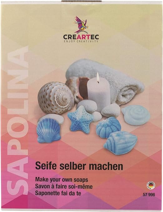 Creartec Seife Selber Machen Set Perfektes Set Fur Das Erstellen Von Seifen Mit Dem Giess Verfahren Made In Germany Amazon De Kuche Haushalt