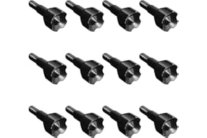 LeeMui Archery Broadheads 12PK Small Game Judo and Hammer Mixed Set 100 or 125 Grain Field Arrow Practice Spiral Tip for Small Game Hunting