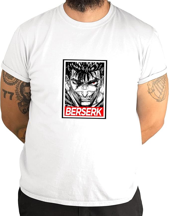 Amazon.com: Berserk Anime Guts Eyes Character Unisex Shirt ...