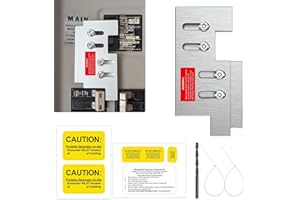 HUBRV Generator Interlock Kit Compatible with Eaton or Cutler Hammer Vertical Throw CH Series CH5 150 or 200 amp, 2 1/4" Spacing Between Main and GEN Breaker