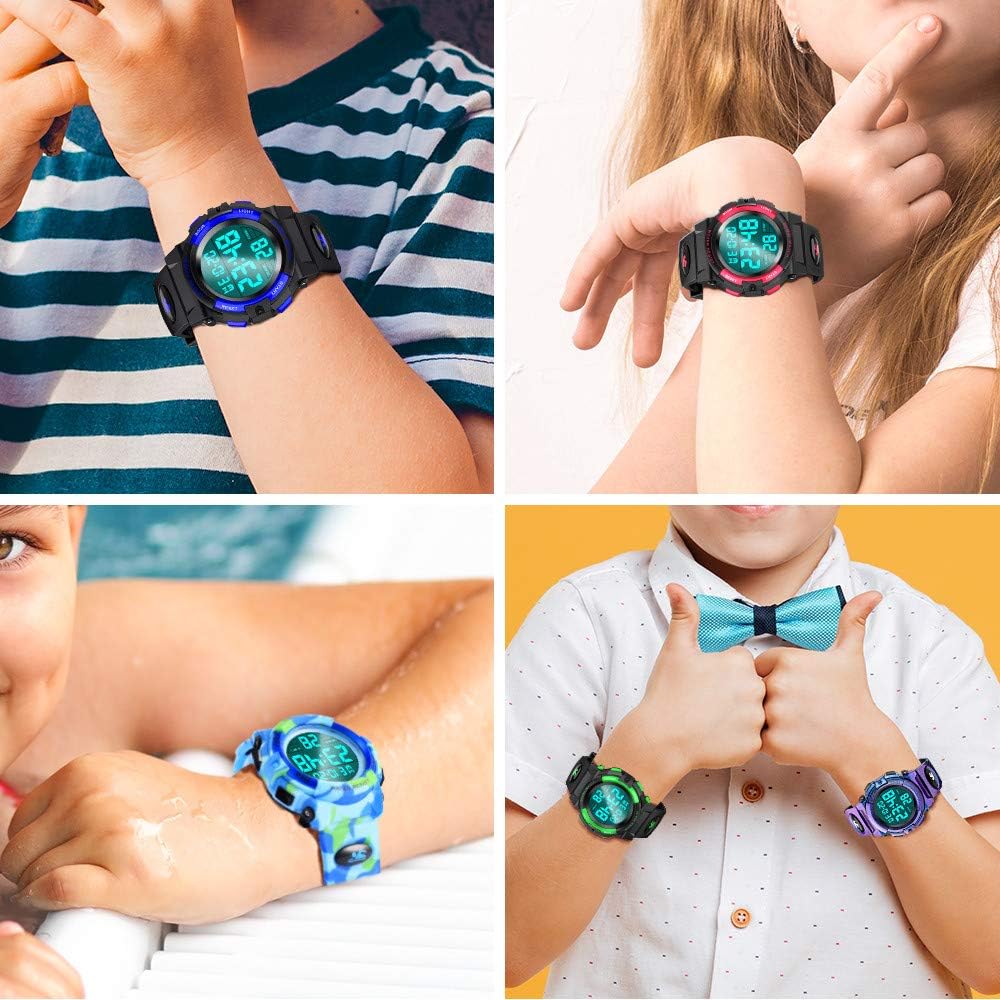 Kids Watch, ATOPDREAM Best Toys for 6-12 Years Old Boys for Digital Sport Waterproof Watch for 6-12 Year Boys Girls Teenage Kids Watches Great Birthday Xmas Present Idea for Boys: Watches