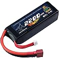 melasta 14.8V 2200mAh 50C 4S RC LiPo Battery Pack with Deans-T Plug for RC Airplane Helicopter Quadcopter Vehicle Boat [UL and Ce Certificated]