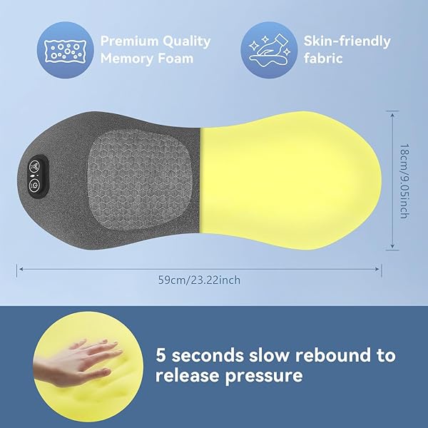 SANIVOR 3 IN 1 LOWER BACK MASSAGER – ELECTRIC LUMBAR WITH HEAT, VIBRATION, TRACTION,LUMBAR SUPPORT PILLOW FOR LOWER BACK PAIN RELIEF,DEEP TISSUE RELAXATION FSA ELIGIBLE/HSA ELIGIBLE