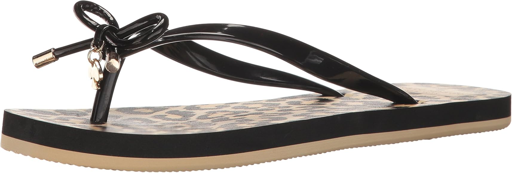 kate spade nova flip flops black